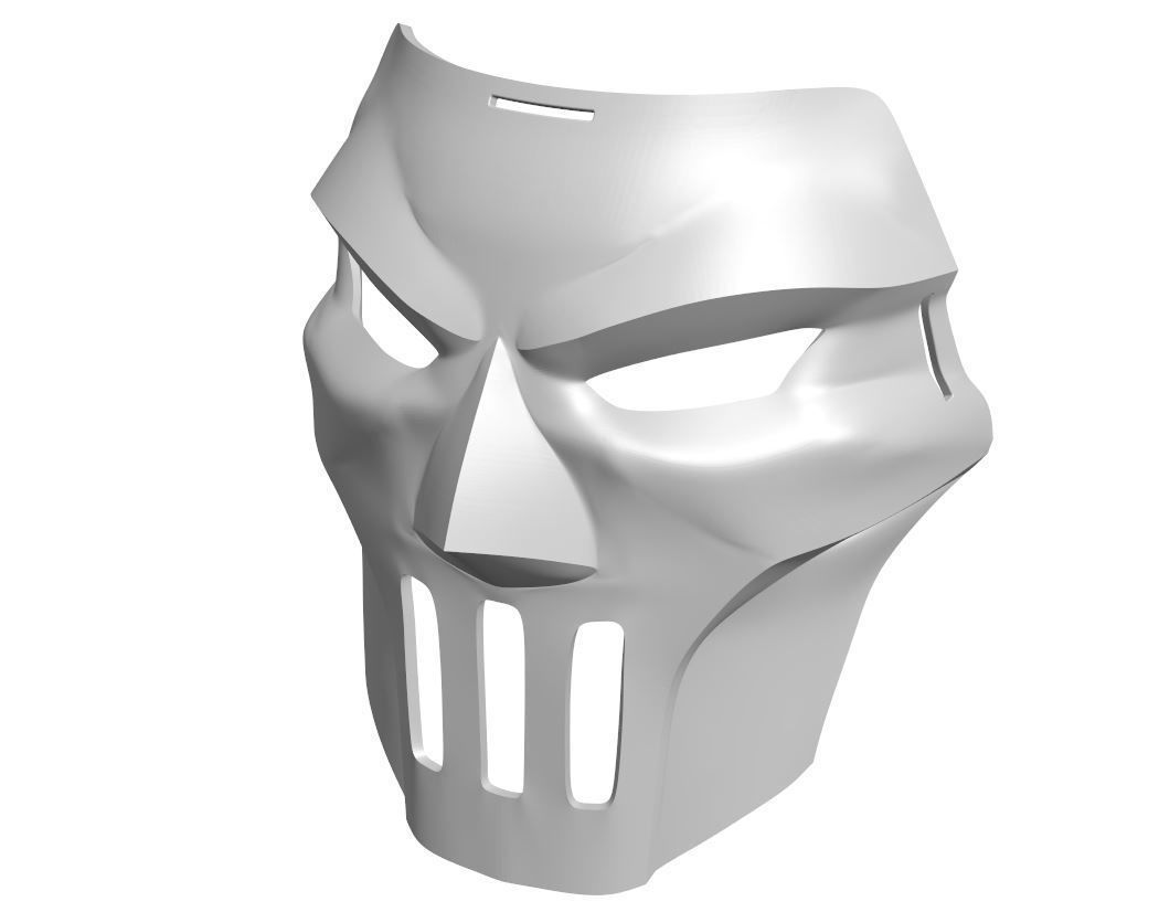 mask - Casey Jones 3D print model_1