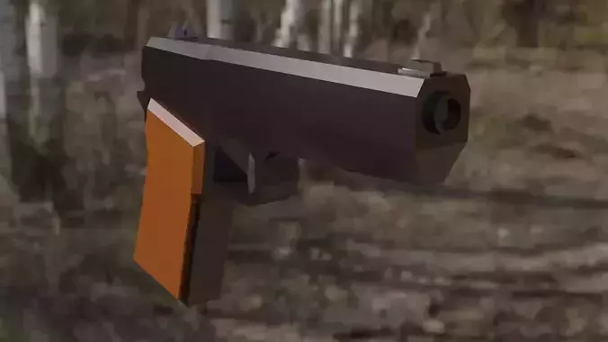 Lowpoly Gun Free for videogames