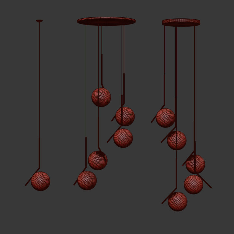 Flos Ic Light Set 3D model_3