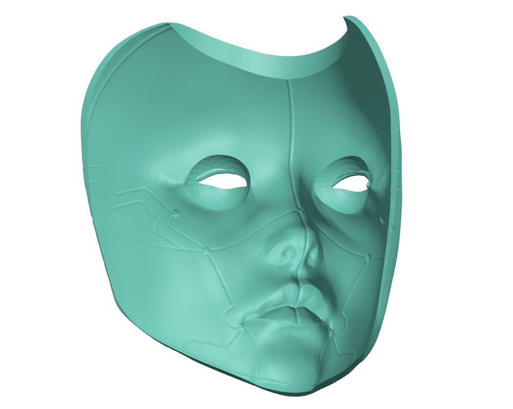 Mask - robo 3D print model_3