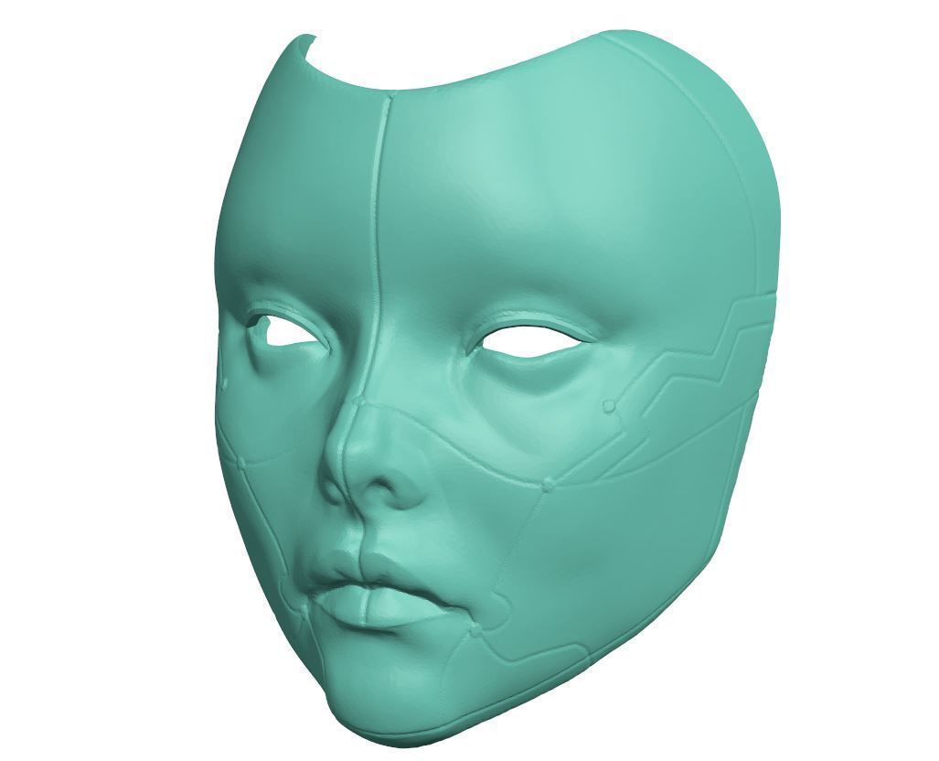Mask - robo 3D print model_1