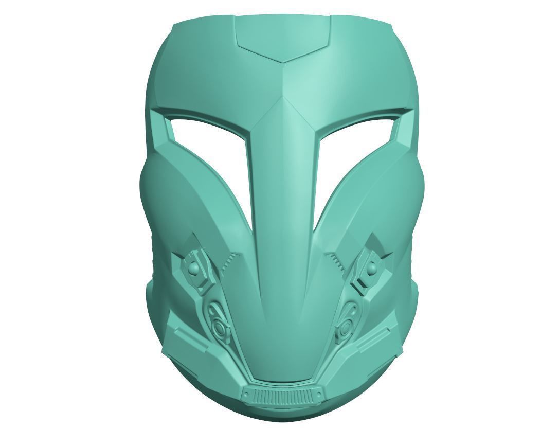 Face mask - Arcann 3D print model_4