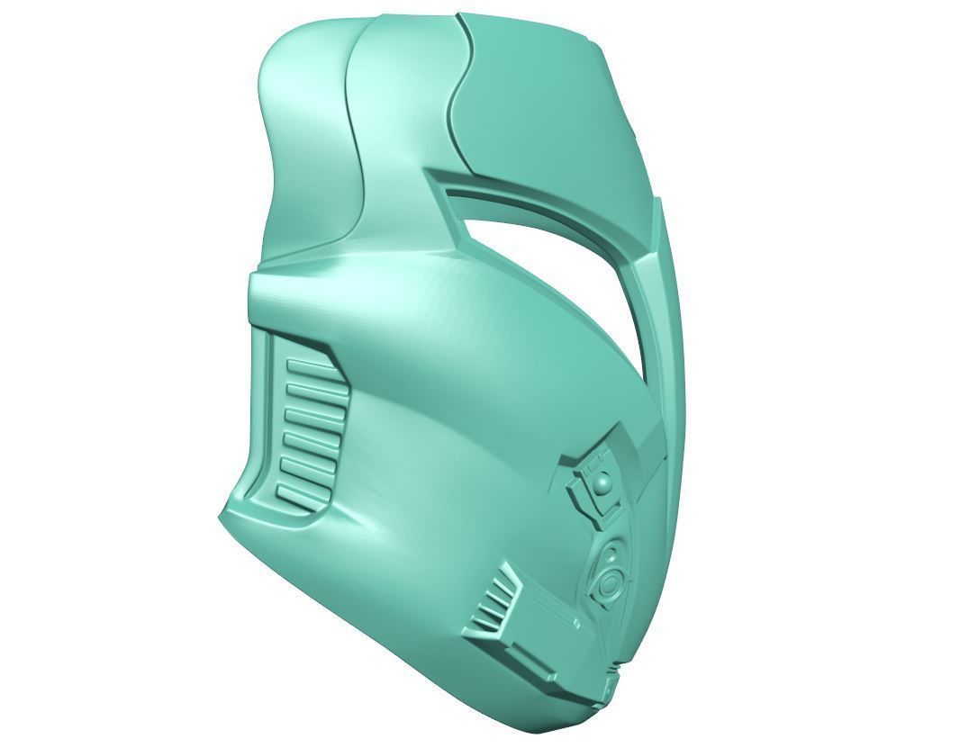 Face mask - Arcann 3D print model_2