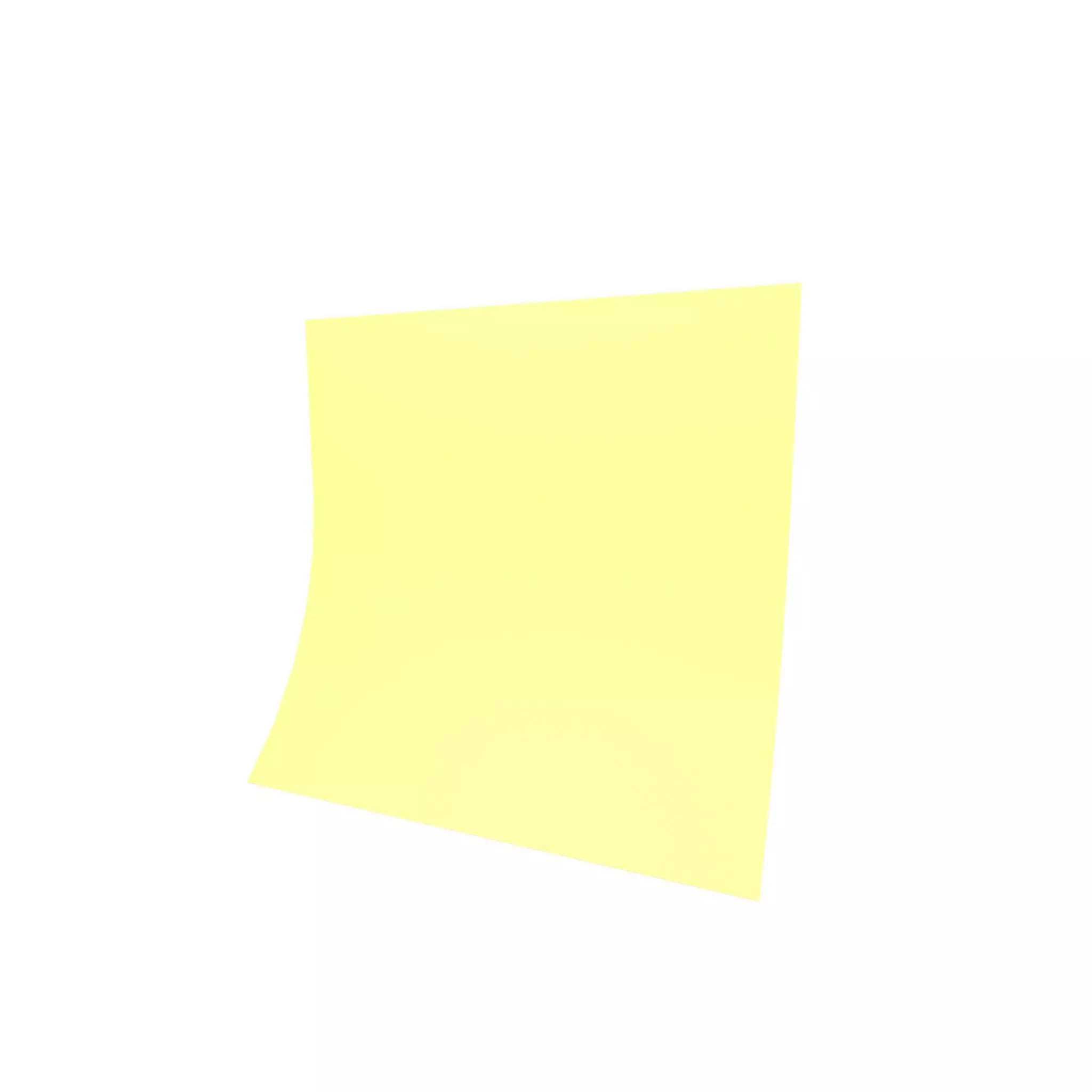 Memo Note v1 001 Low-poly 3D model_0