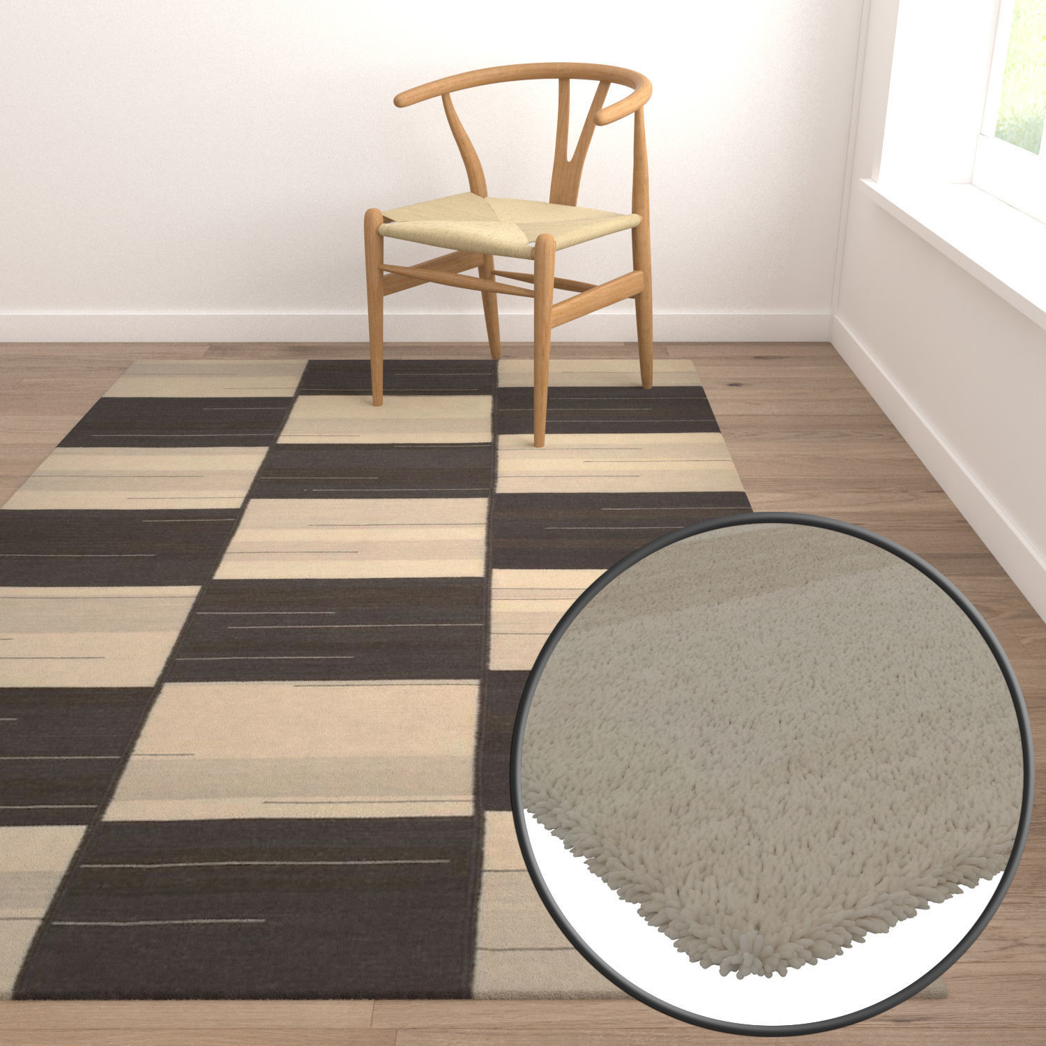 Rug Set 2085 3D model_5