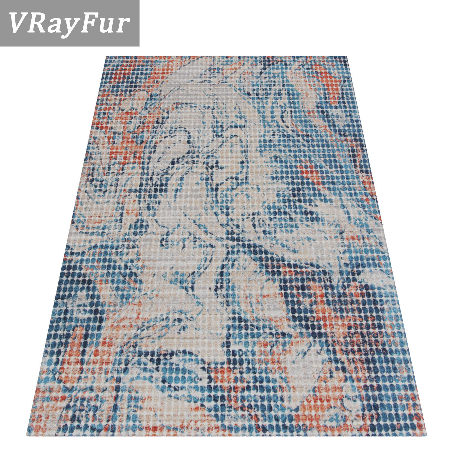 Rug Set 2089 3D model_2