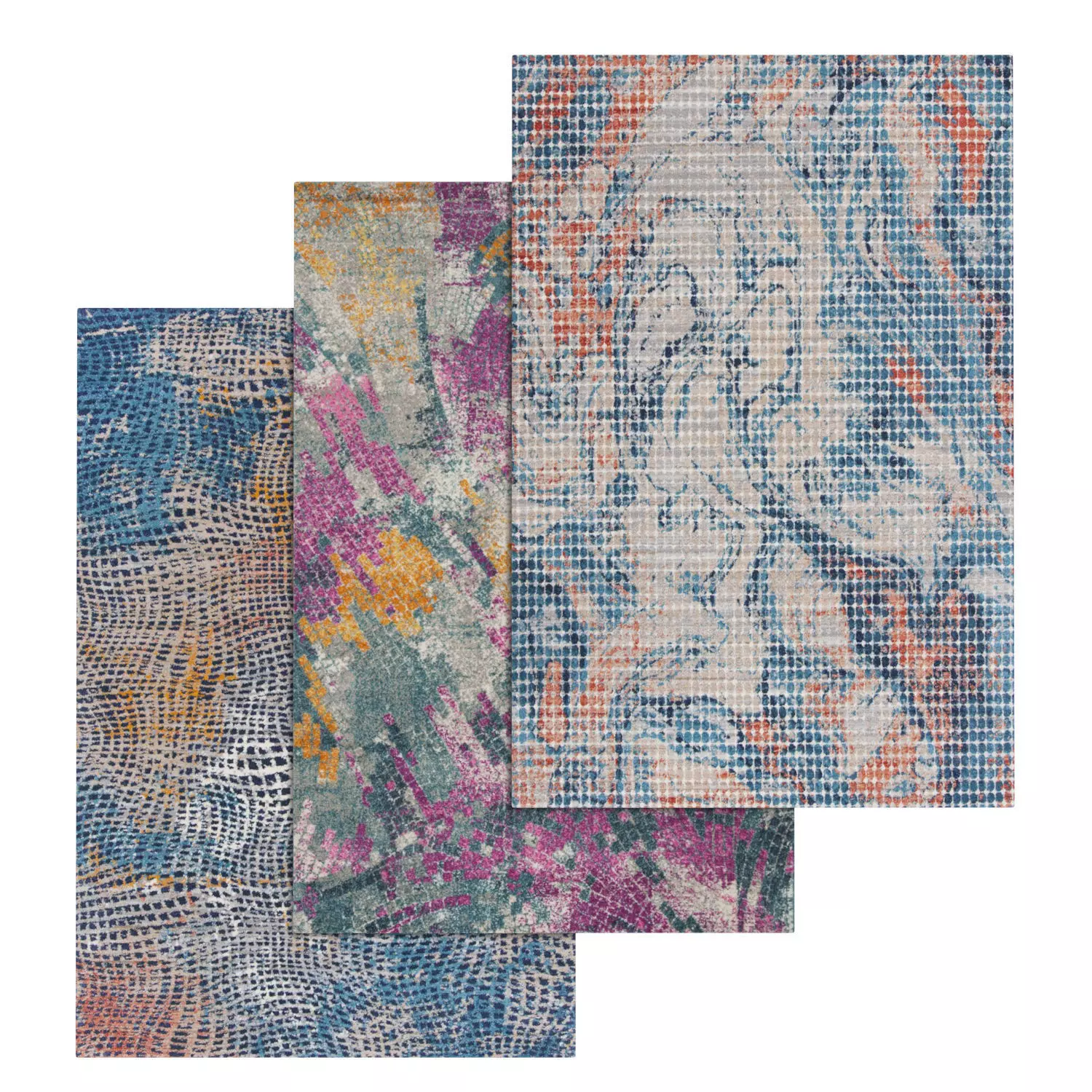 Rug Set 2089 3D model_0