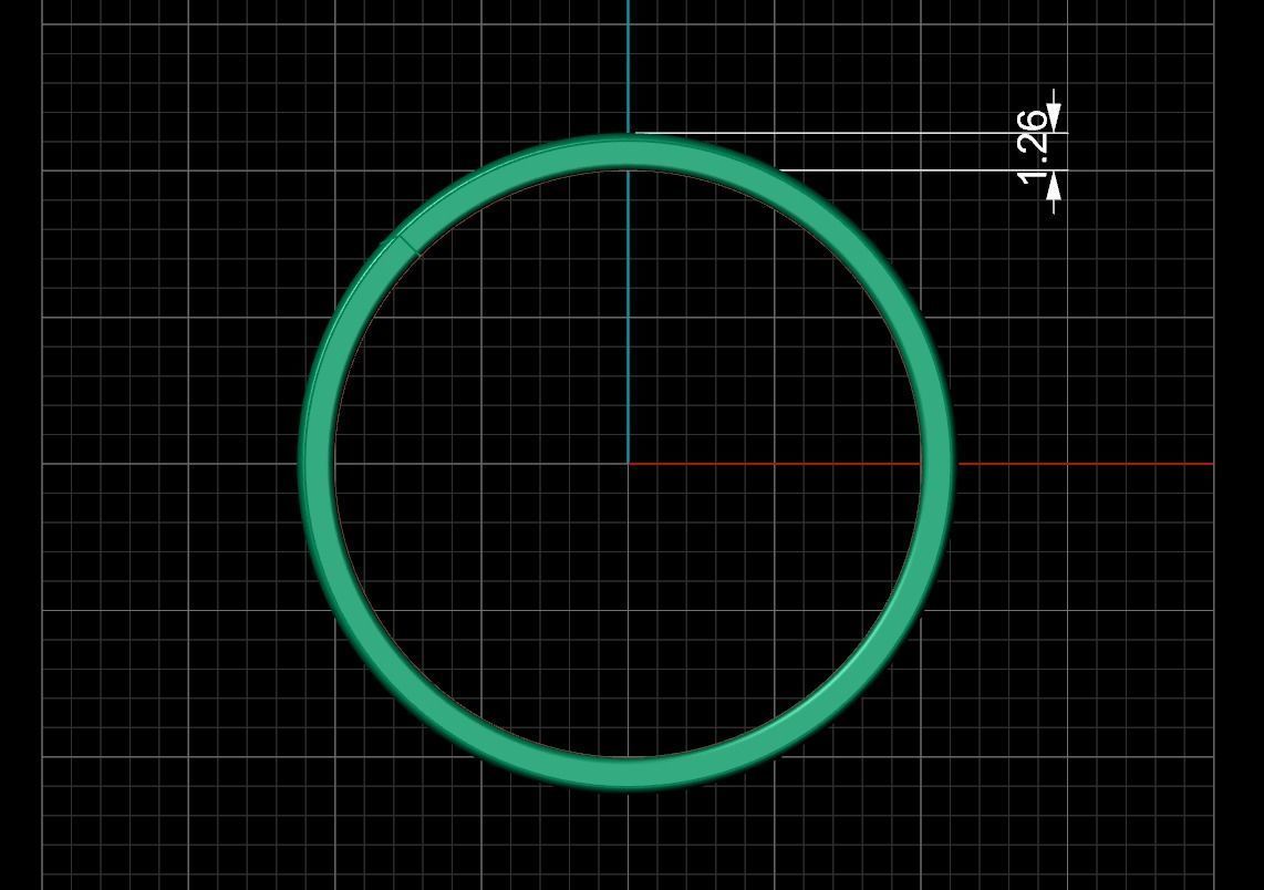 Celtic Band Ring in USA Size 3D print model_11