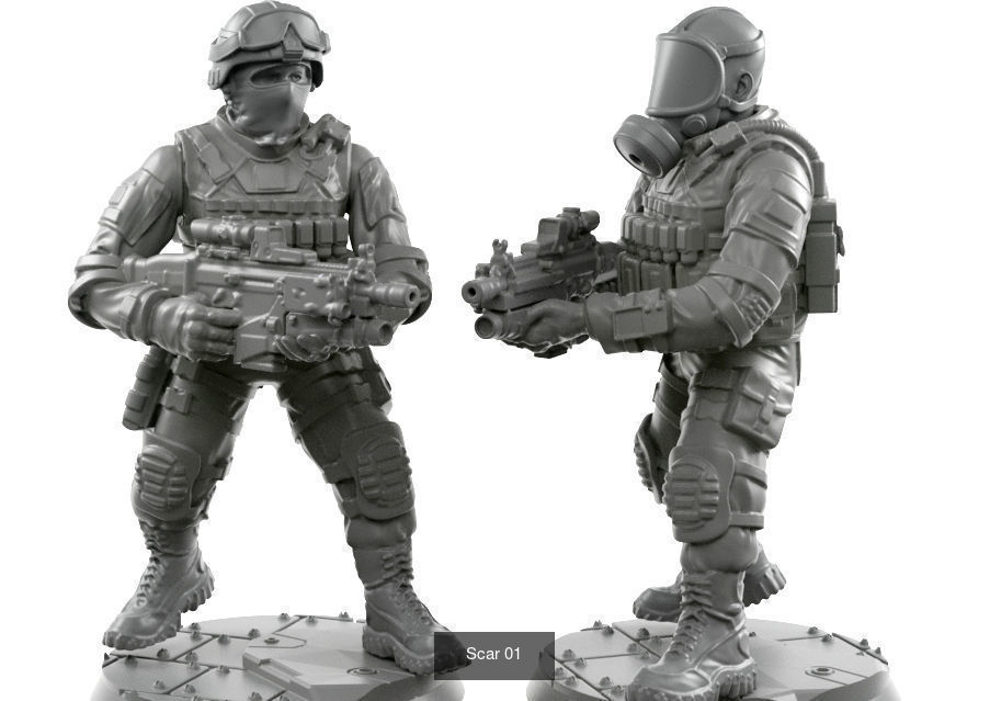 Army 32mm scale  3D Model Collection_10