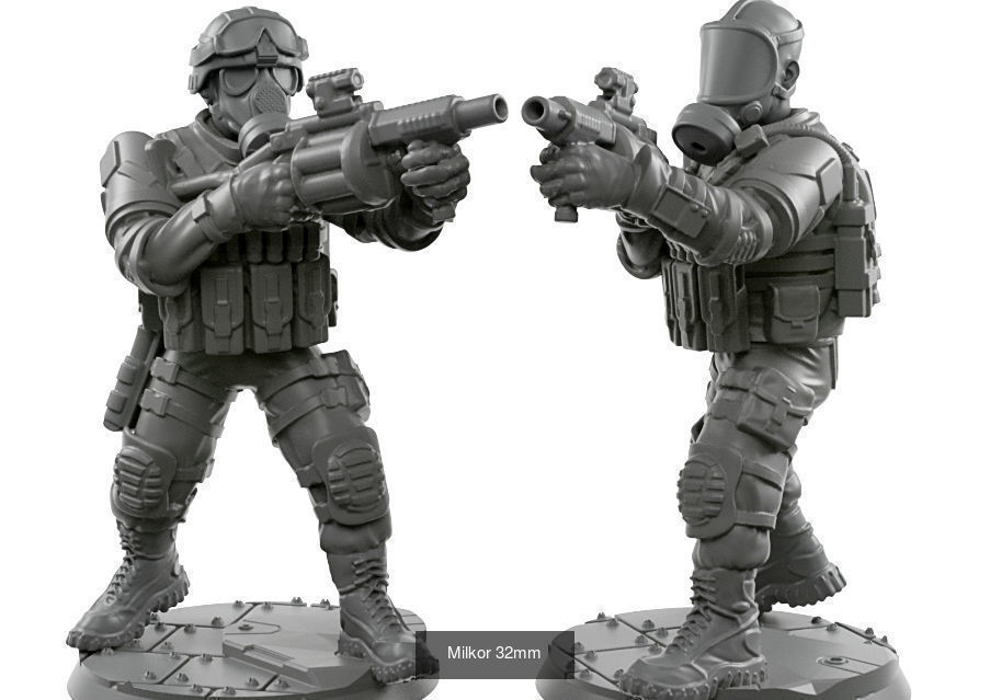 Army 32mm scale  3D Model Collection_9