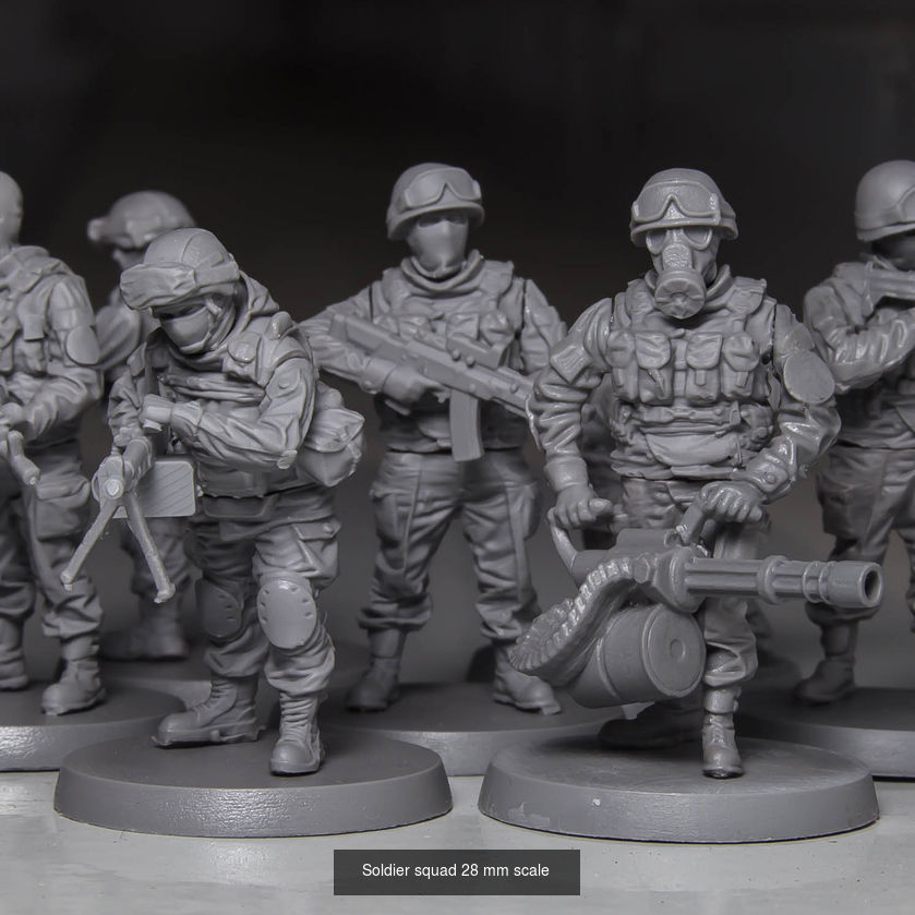 Army 32mm scale  3D Model Collection_4