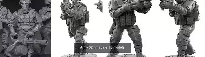Army 32mm scale 