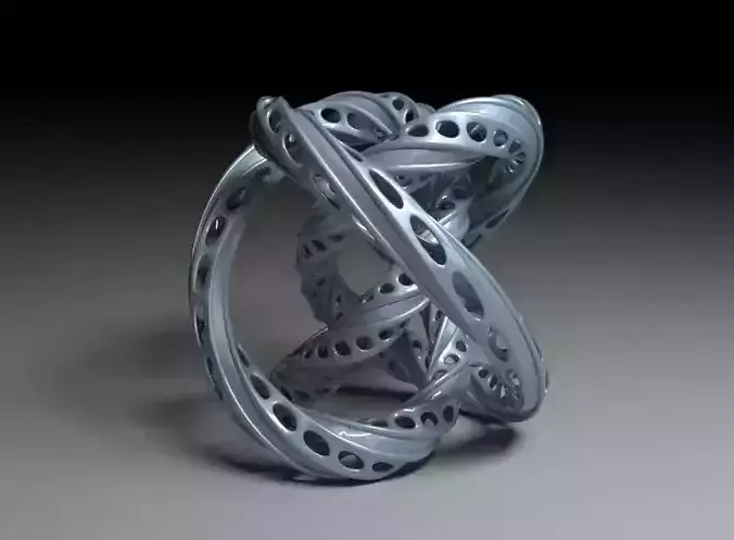 Torus spiral ring