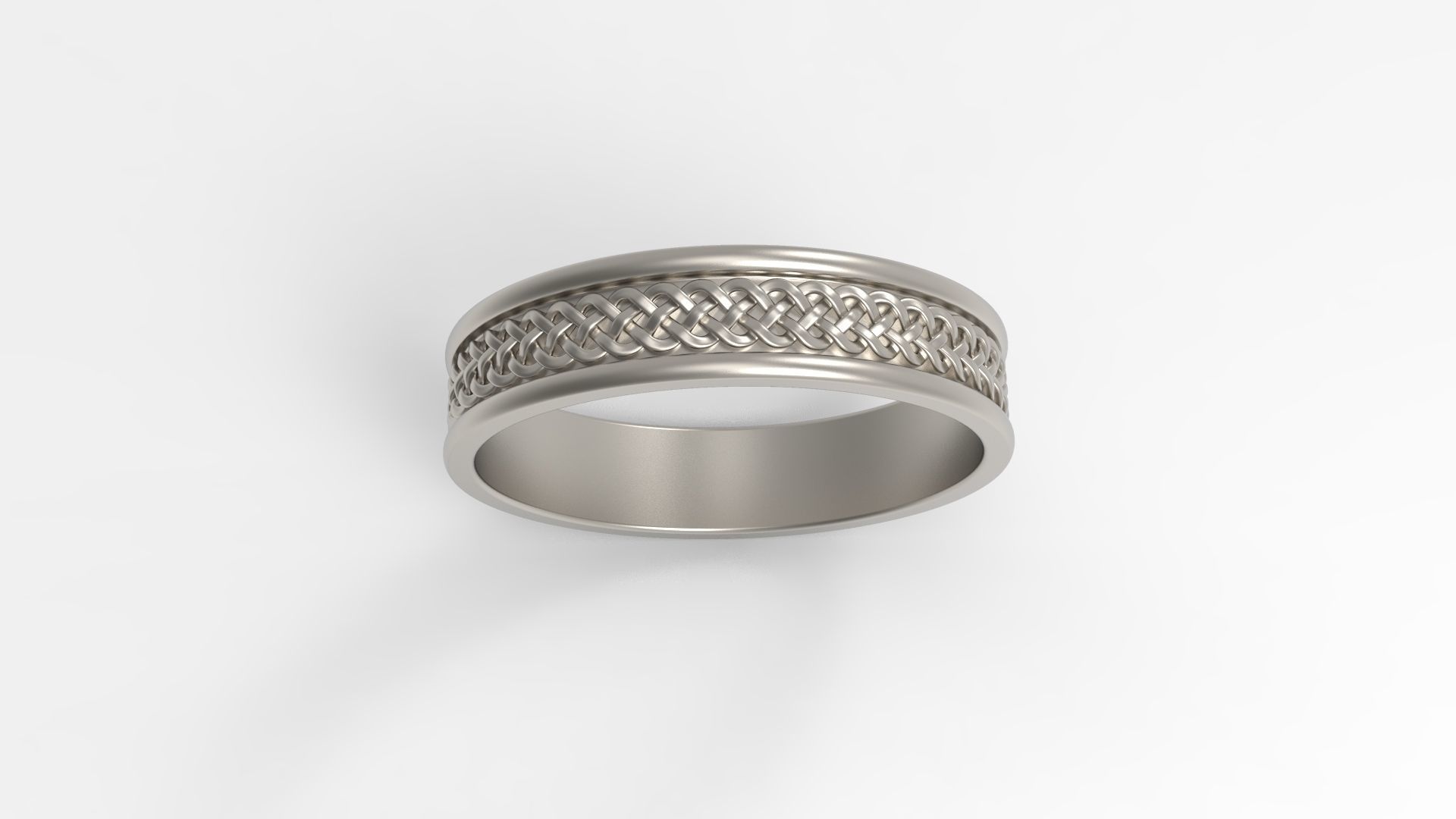 Celtic Band Ring in Eu Size 3D print model_7