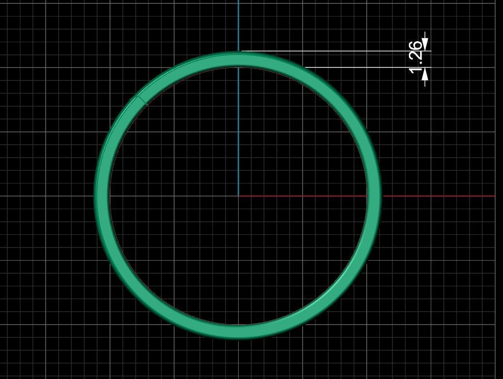 Celtic Band Ring in Eu Size 3D print model_10