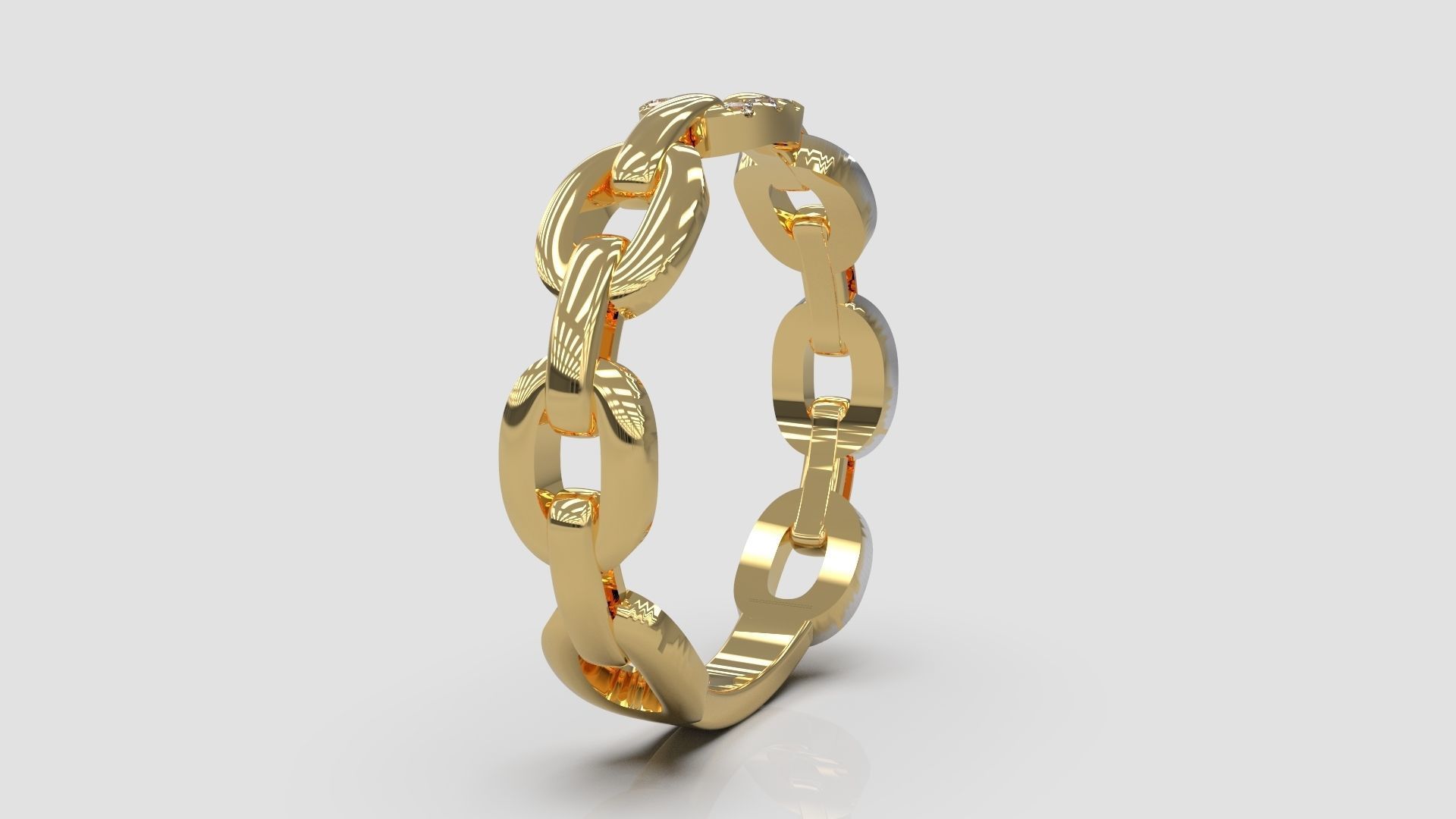 Chain Ring 01 3D print model_7