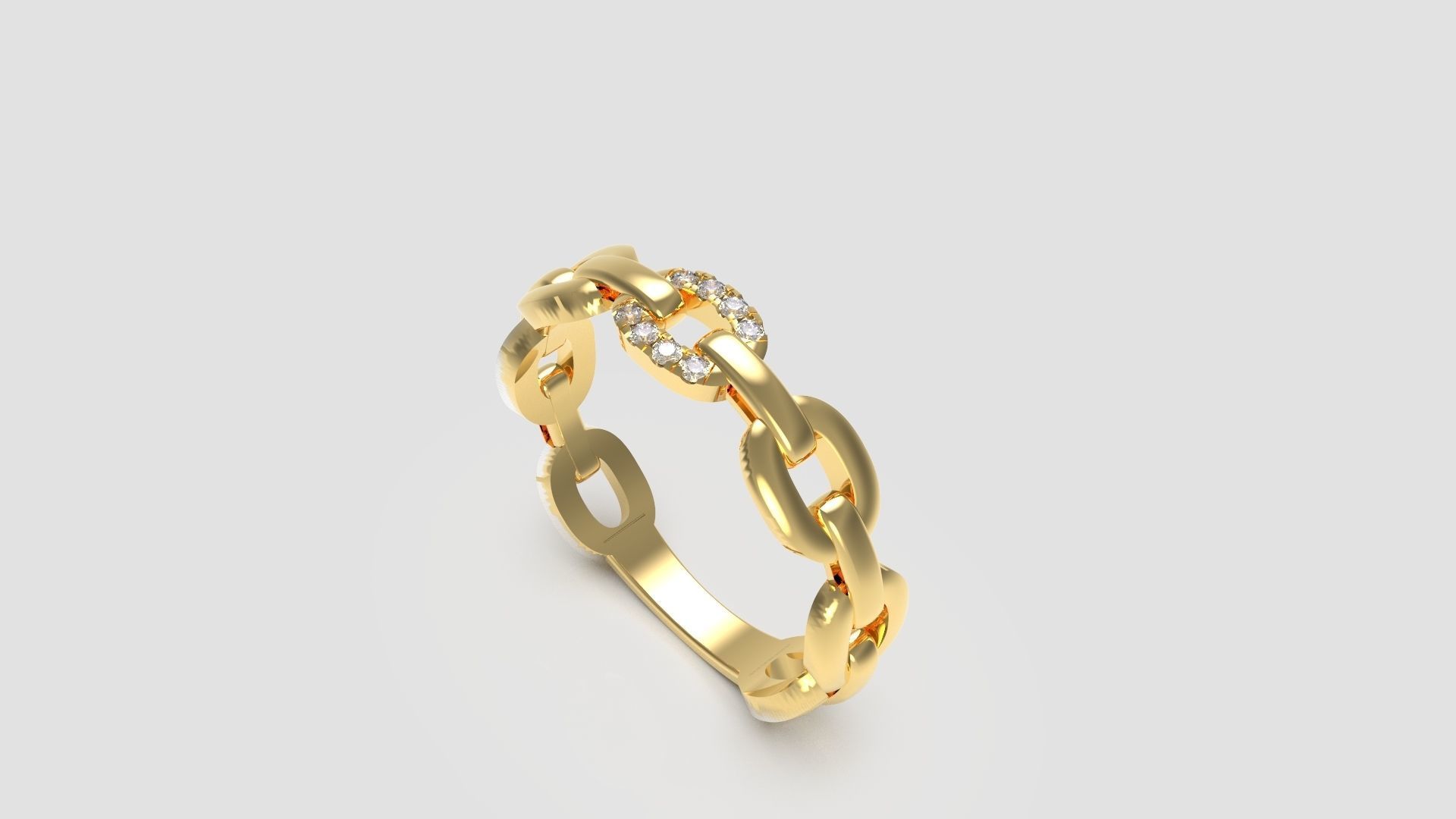 Chain Ring 01 3D print model_1