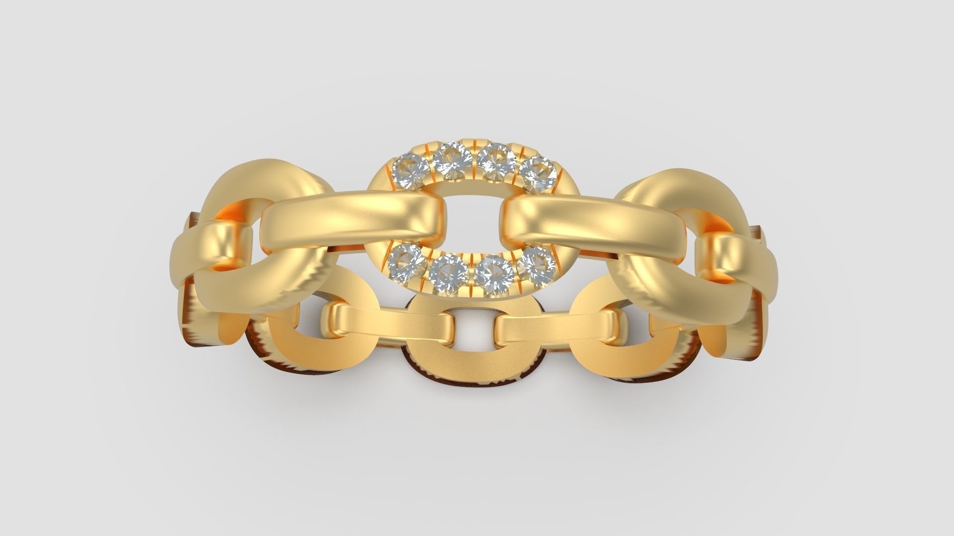 Chain Ring 03 3D print model_3