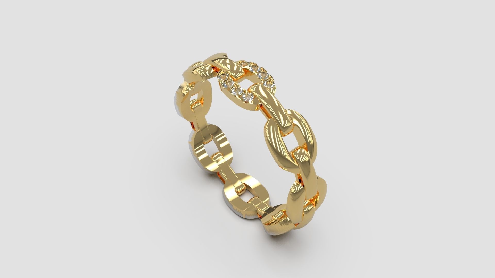 Chain Ring 03 3D print model_1