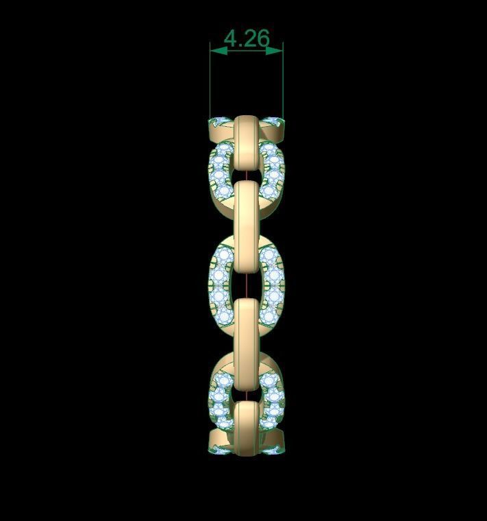 Chain Ring 04 3D print model_8