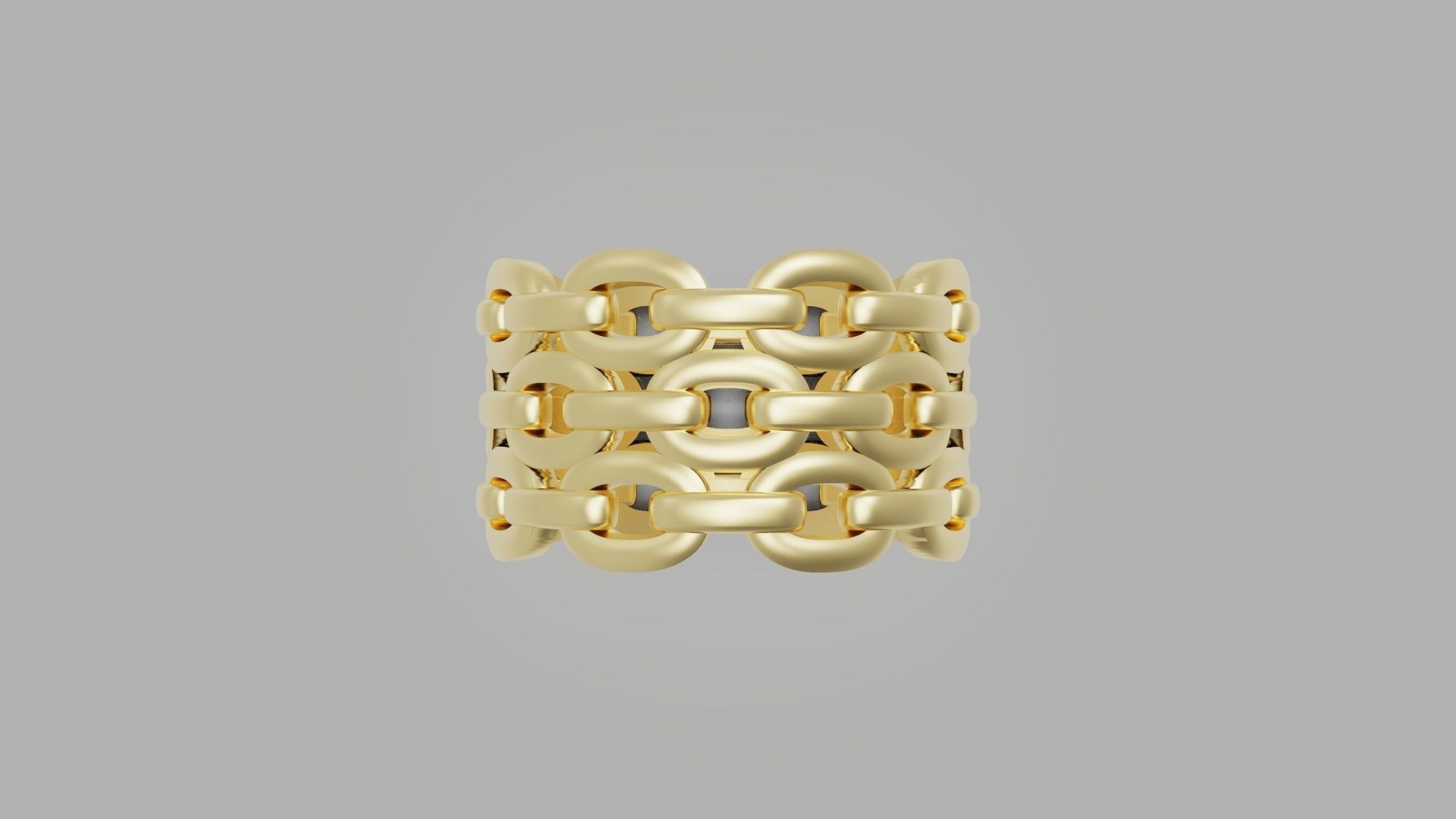 Chain Ring 06 in Eu Size 3D print model_5