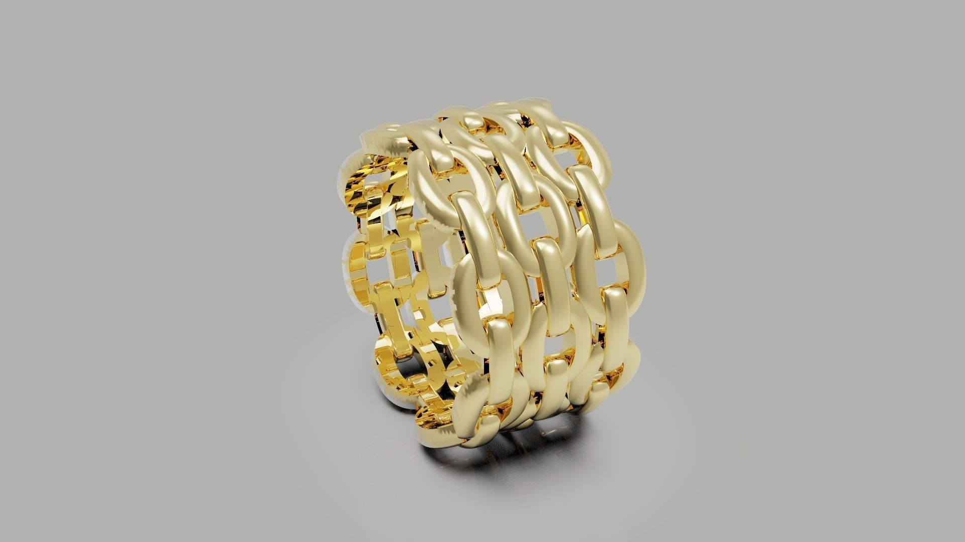 Chain Ring 06 in Eu Size 3D print model_2