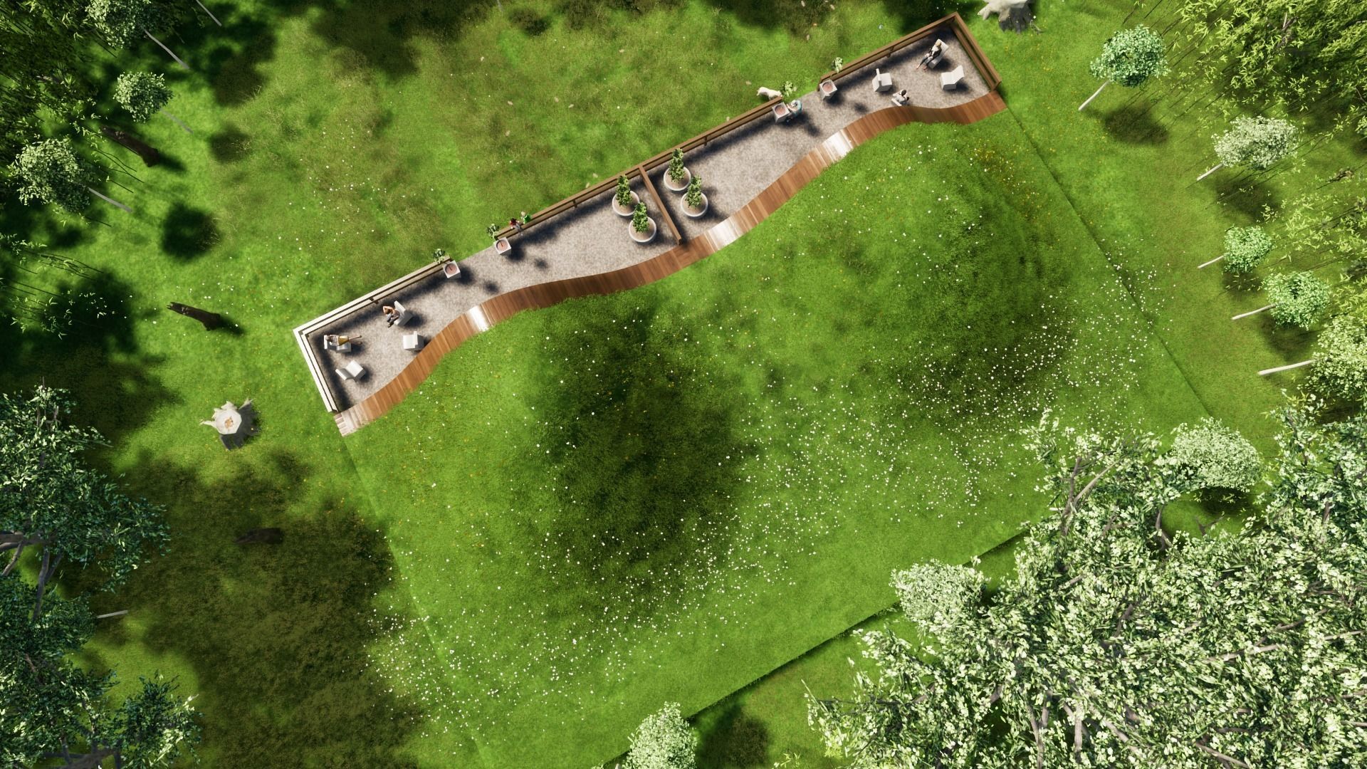 GRASSY HOME Low-poly 3D model_10