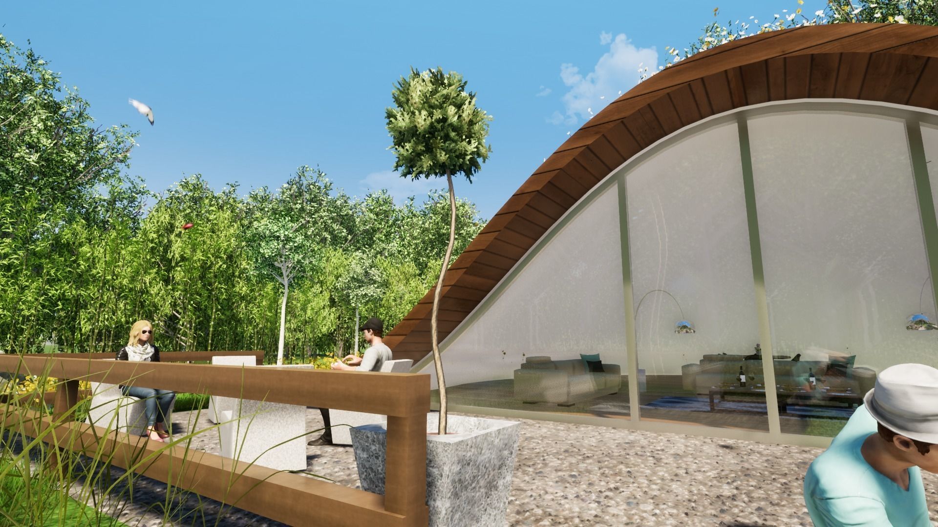 GRASSY HOME Low-poly 3D model_31