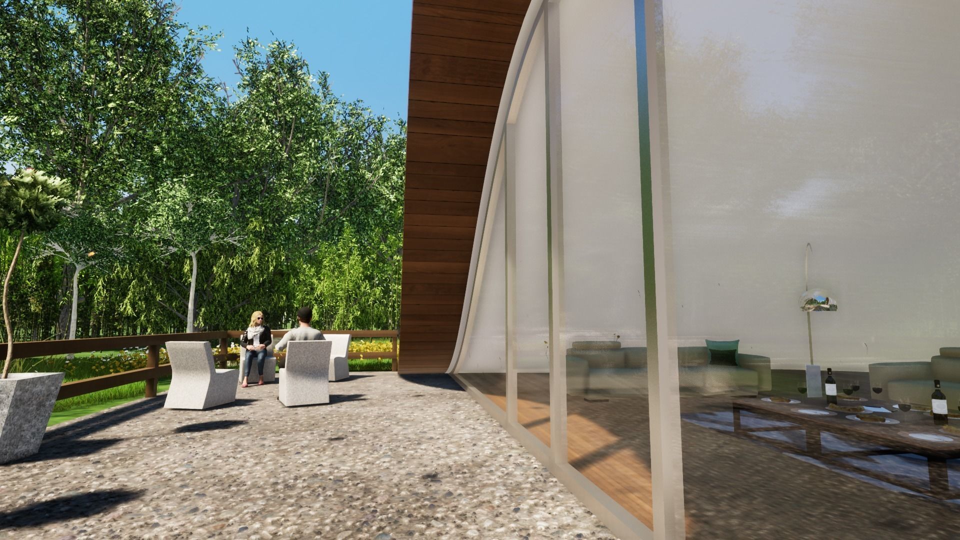 GRASSY HOME Low-poly 3D model_29