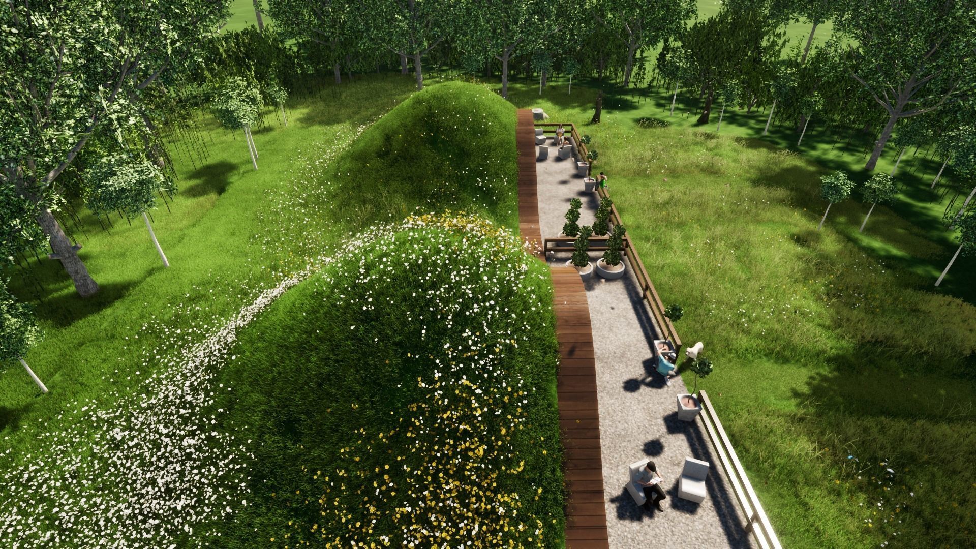 GRASSY HOME Low-poly 3D model_12