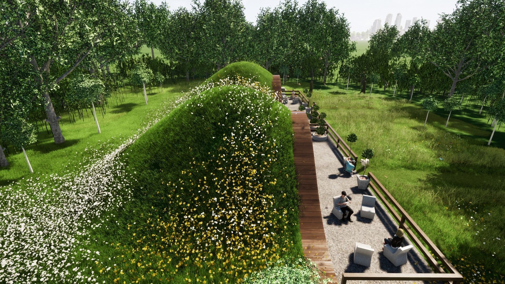 GRASSY HOME Low-poly 3D model_13