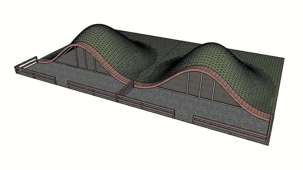 GRASSY HOME Low-poly 3D model_34