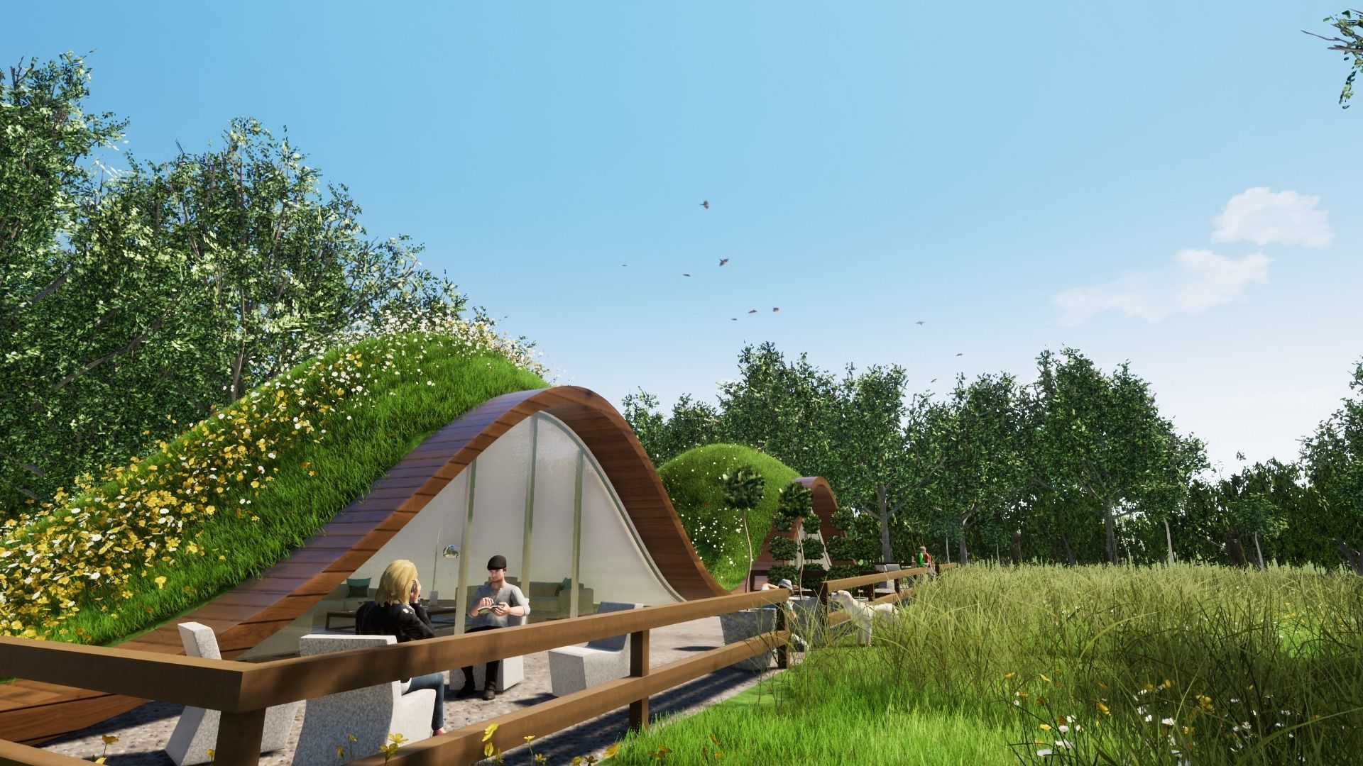 GRASSY HOME Low-poly 3D model_15