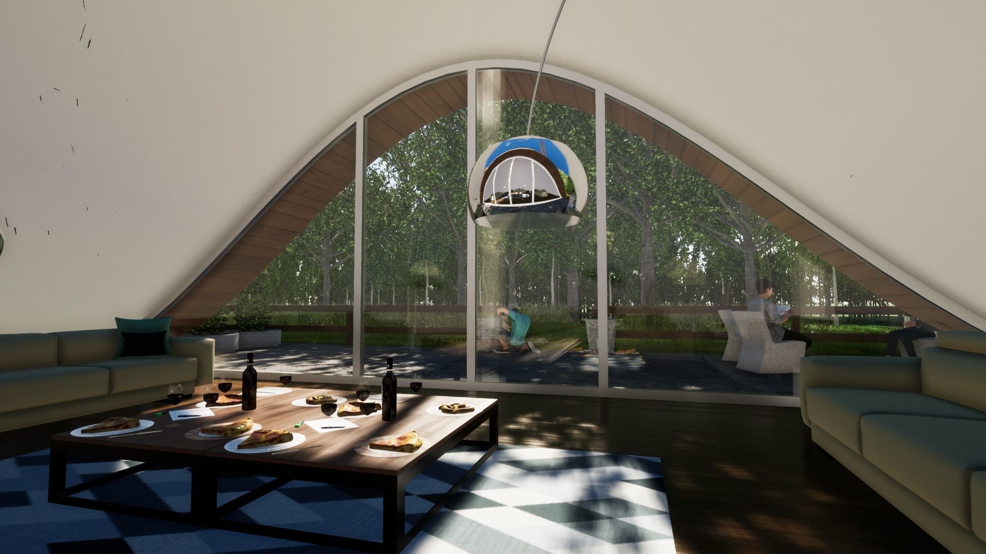 GRASSY HOME Low-poly 3D model_5