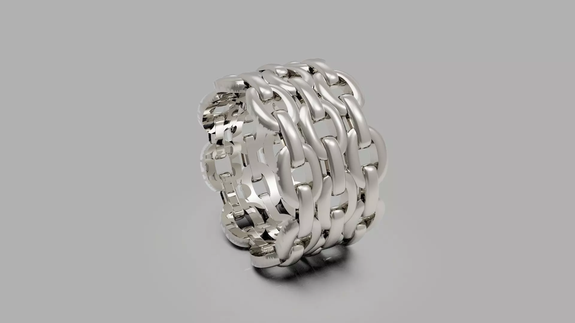 Chain Ring 06 in Us Size 3D print model_0