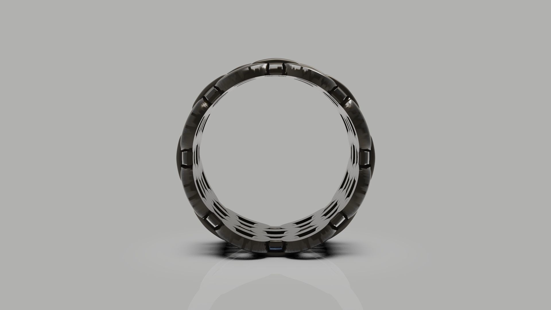 Chain Ring 06 in Us Size 3D print model_3