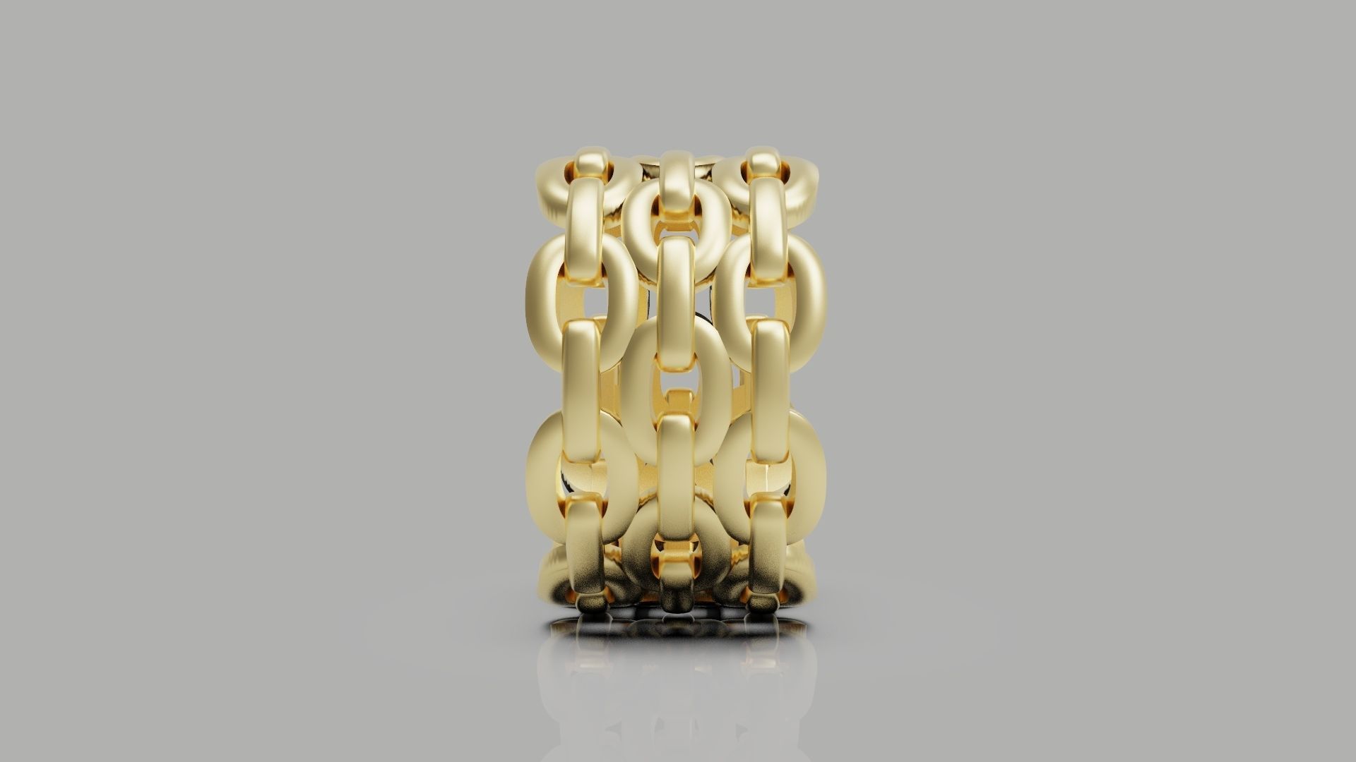 Chain Ring 06 in Us Size 3D print model_7