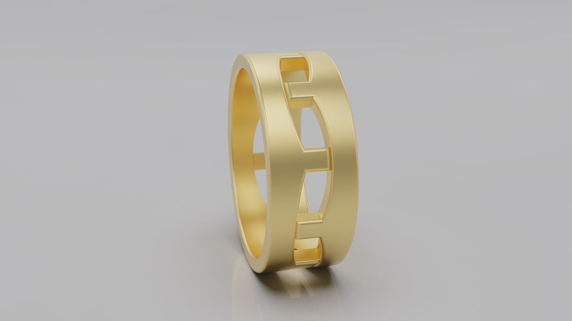 Band Ring 02 in Eu Size 3D print model_6