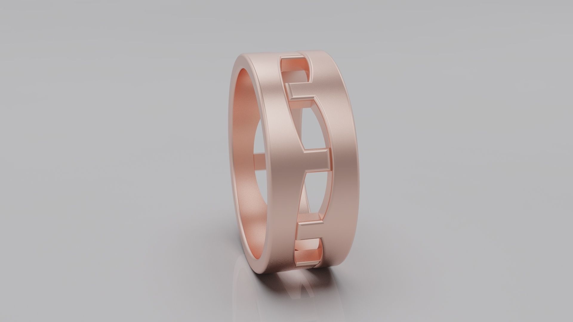 Band Ring 02 in Eu Size 3D print model_8