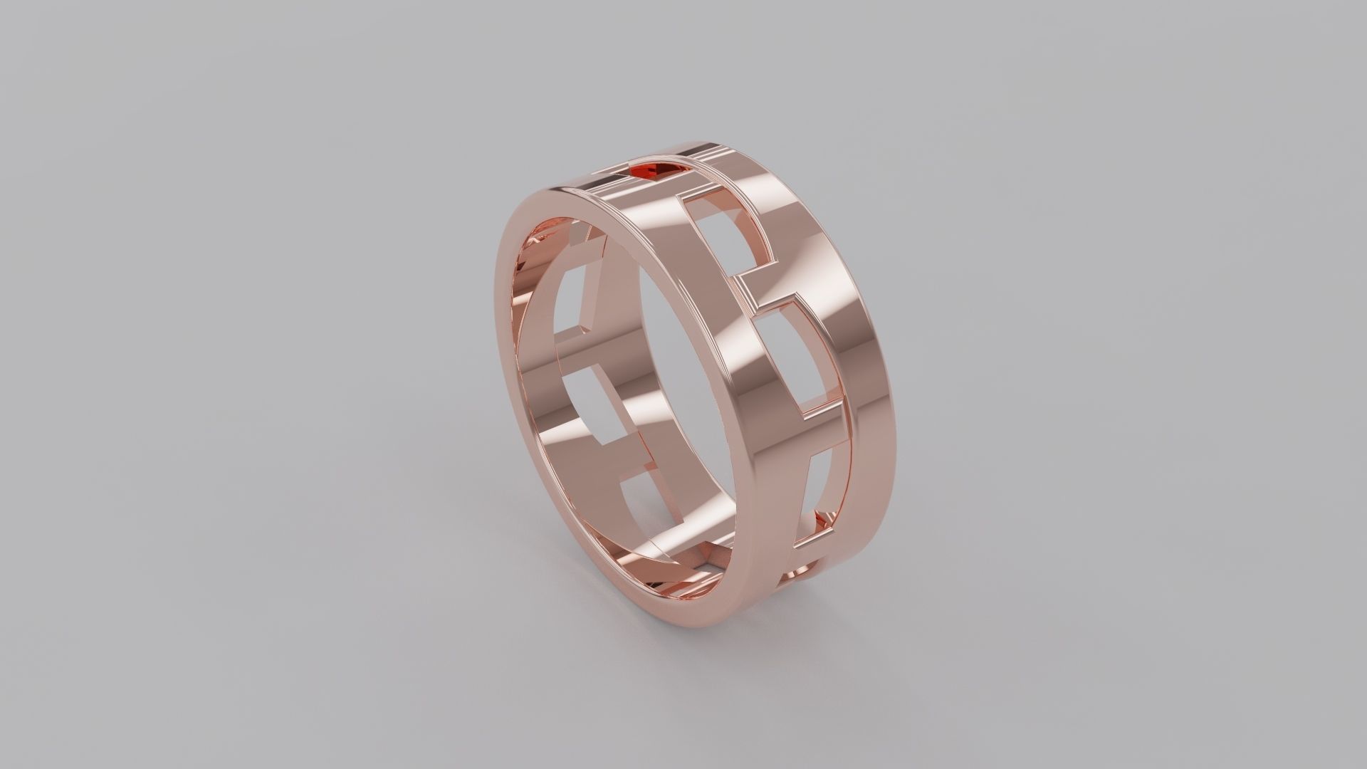 Band Ring 02 in Eu Size 3D print model_2