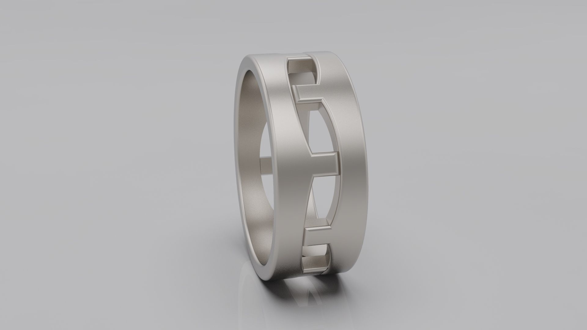 Band Ring 02 in Eu Size 3D print model_7