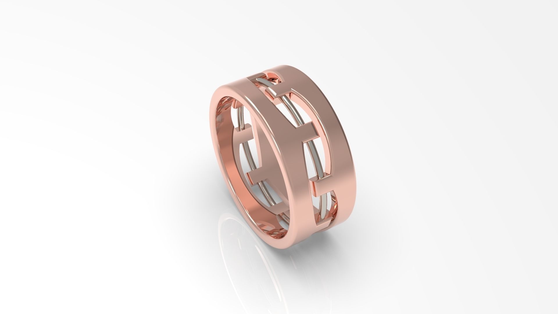 Band Ring 03 in Eu Size 3D print model_2