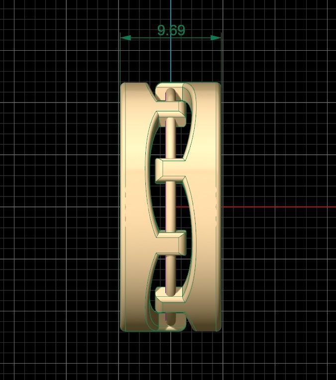 Band Ring 03 in Us Size 3D print model_11