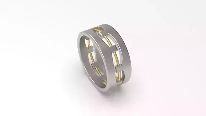 Band Ring 03 in Us Size 3D print model