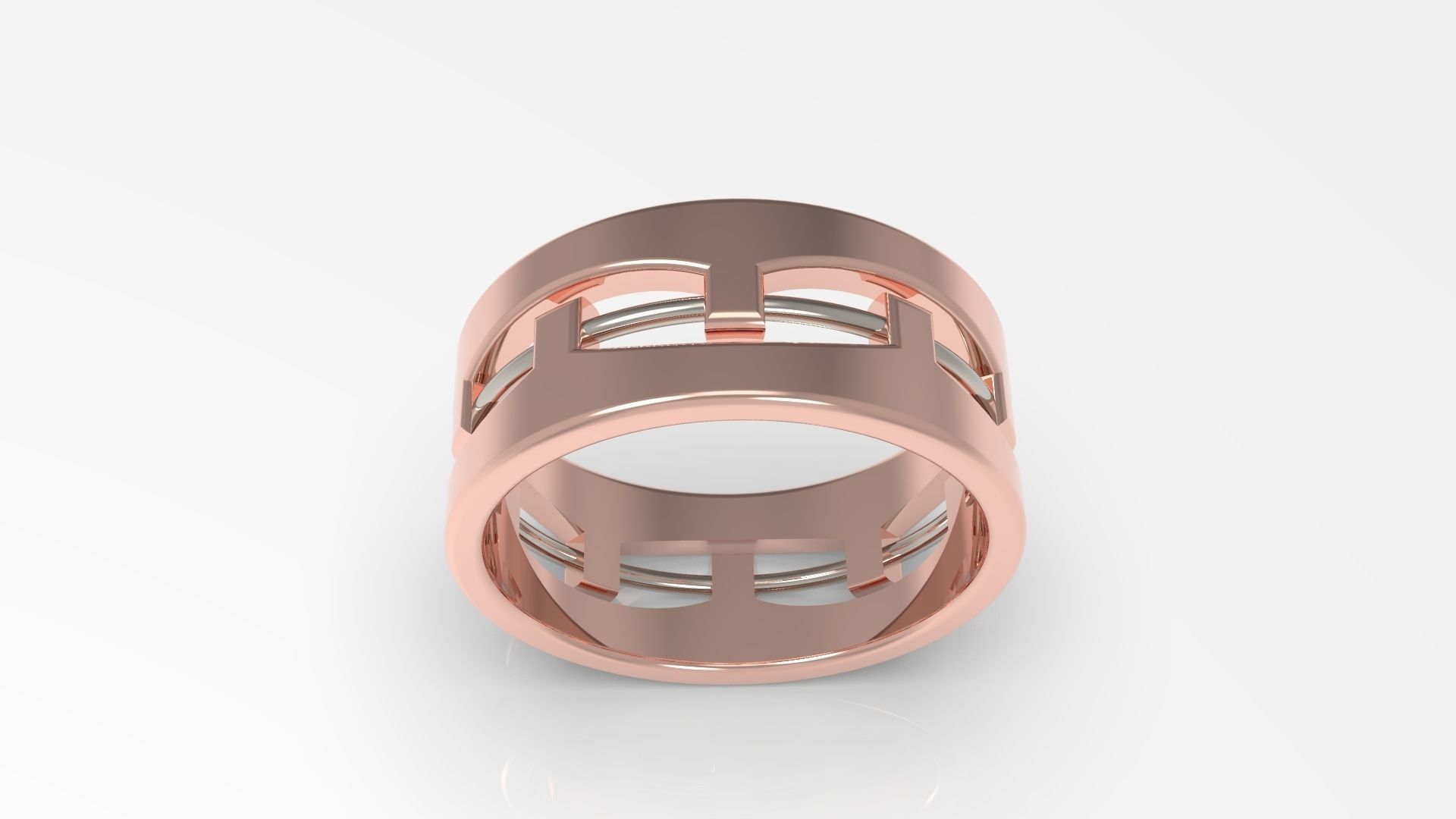 Band Ring 03 in Us Size 3D print model_5