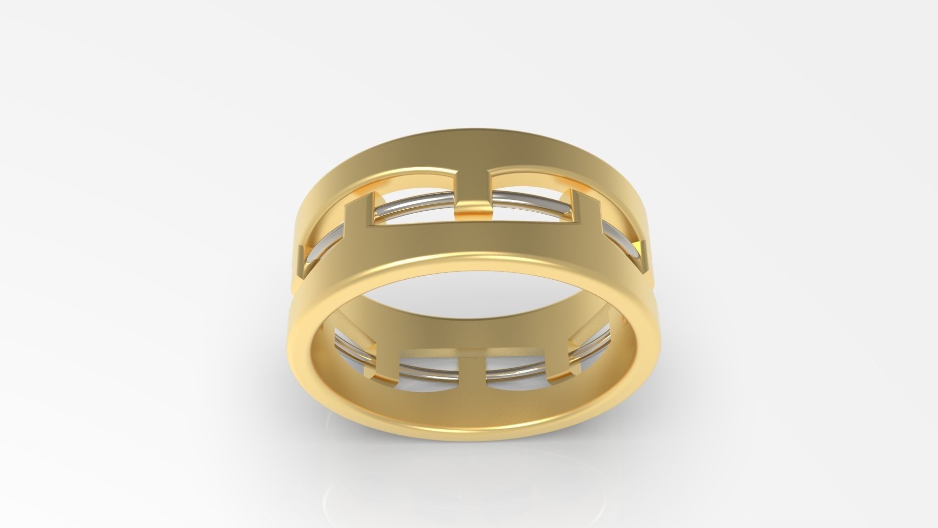Band Ring 03 in Us Size 3D print model_4