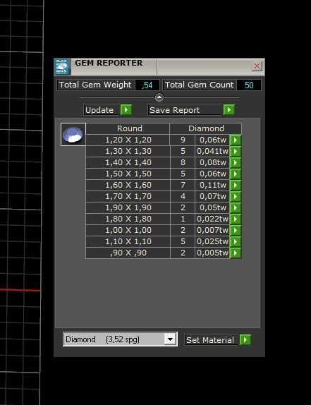 A Ring initial gold with diamonds 3D print model_9