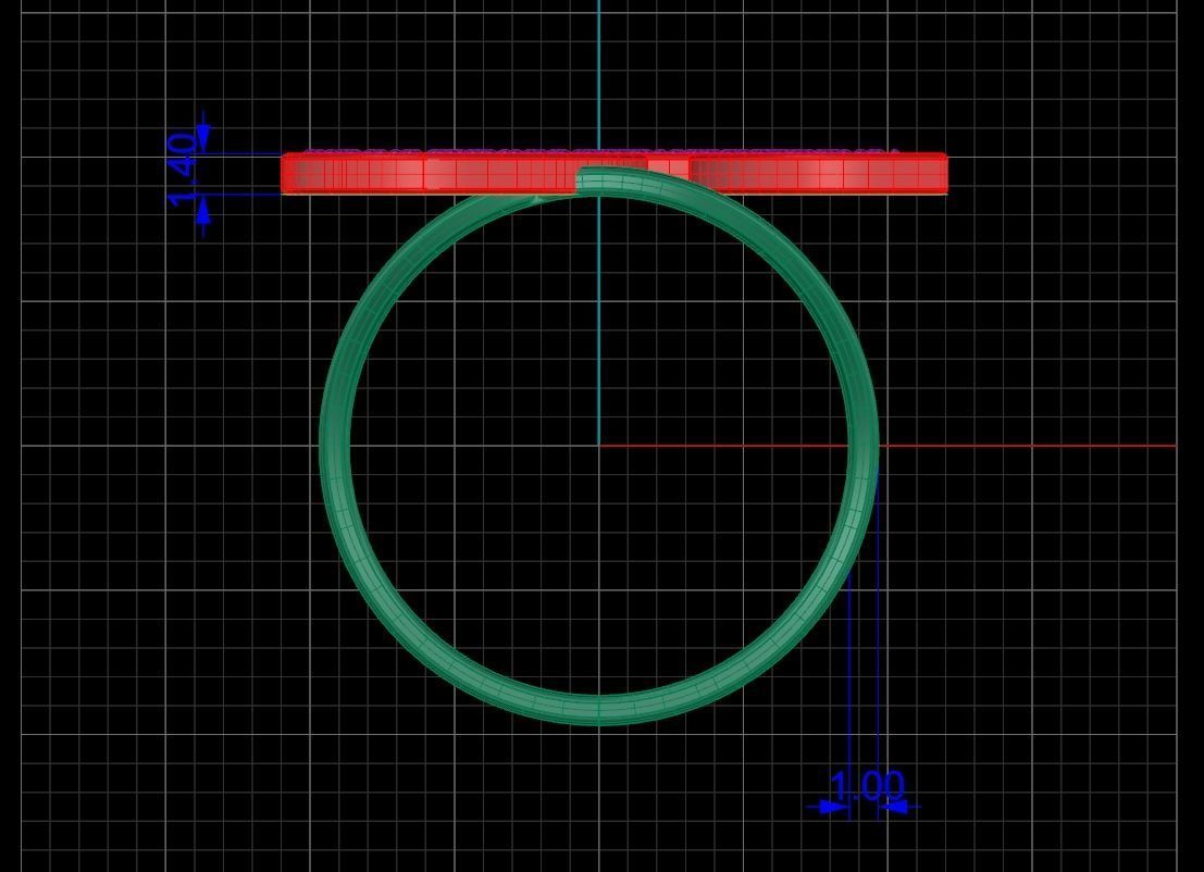 A Ring initial gold with diamonds 3D print model_10
