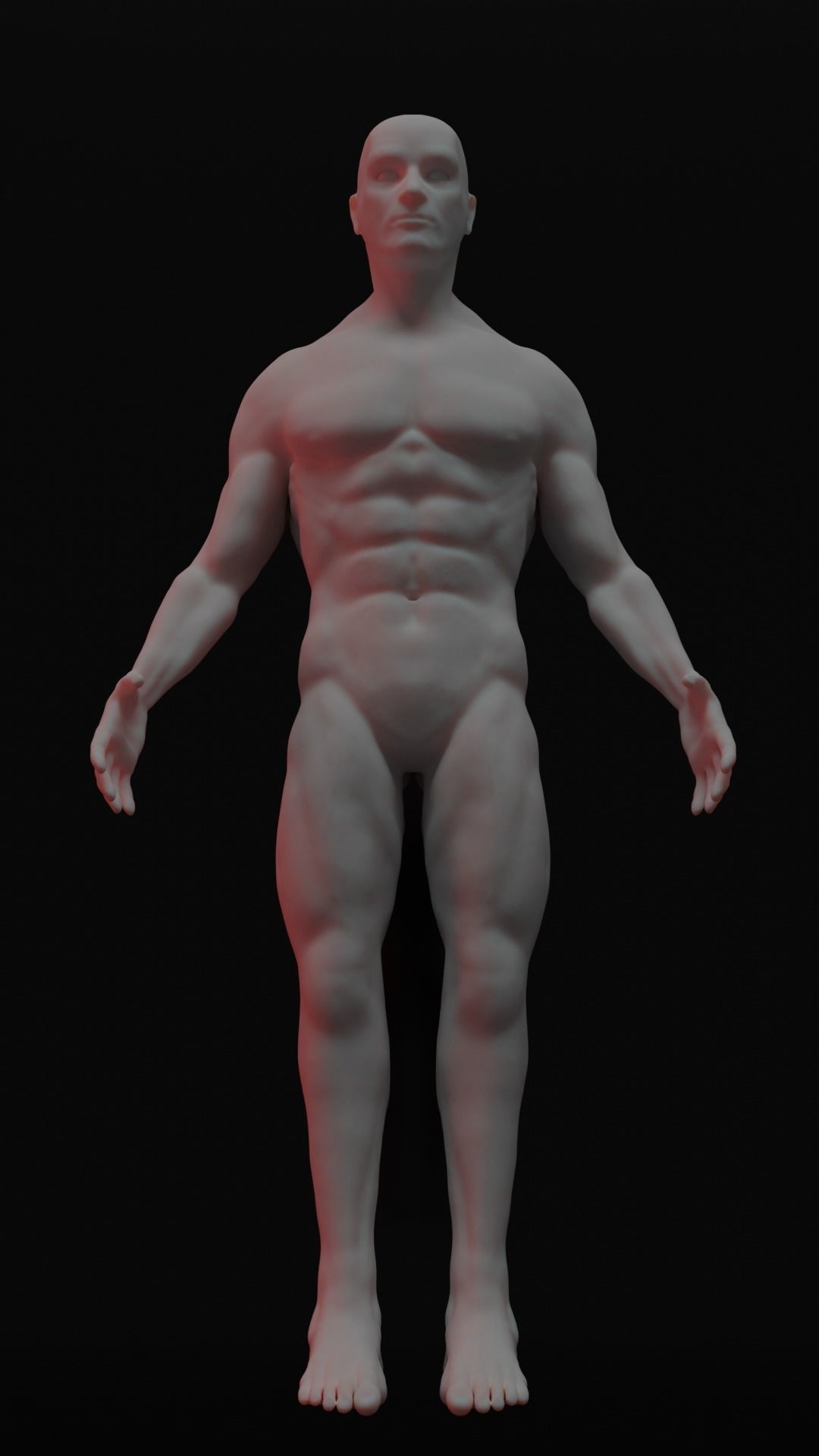 Full Human Body with armature 3D model_4
