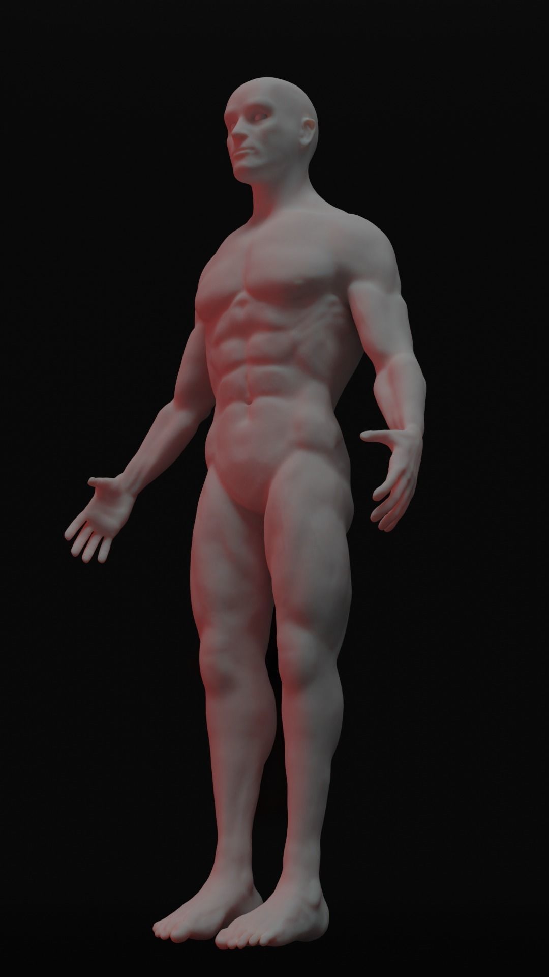 Full Human Body with armature 3D model_10